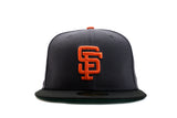 NEW ERA "UNTIL THE NIGHT COME" SAN FRANCISCO GIANTS  FITTED HAT (STORM GREY/BLACK)