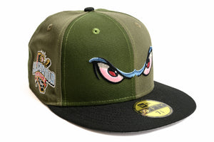 NEW ERA "GRIME" LAKE ELSINORE STORM FITTED HAT (RIFLE GREEN/NEW OLIVE/BLACK)