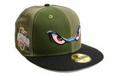 NEW ERA "GRIME" LAKE ELSINORE STORM FITTED HAT (RIFLE GREEN/NEW OLIVE/BLACK)