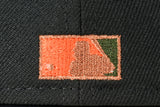 NEW ERA "UNDFTD” SAN FRANCISCO GIANTS  FITTED HAT (RIFLE GREEN/BLACK/RUST ORANGE)