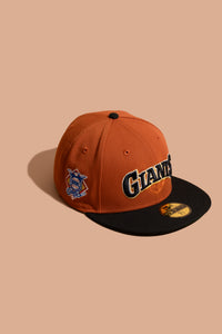 NEW ERA “NATIONAL" SF GIANTS FITTED HAT (RUST/BLACK)