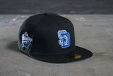 NEW ERA  "SHAMU" SAN DIEGO PADRES FITTED HAT (BLACK/PINK UV)