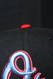 NEW ERA "MR. OMG" BALTIMORE ORIOLES FITTED HAT (BLACK/RED)