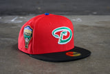 NEW ERA "DD" ARIZONA DIAMONDBACKS FITTED HAT (RED/BLACK)