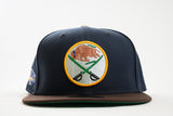 NEW ERA "SOLO" BUFFALO SABRES (NAVY/BROWN)