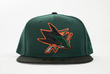 NEW ERA "SWAMP SHARKS" SAN JOSE SHARKS (DARK GREEN/BLACK)