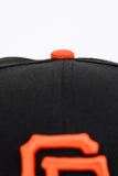 NEW ERA "DELUXE" SAN FRANCISCO GIANTS  FITTED HAT (BLACK/ORANGE)
