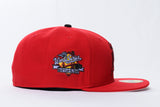 NEW ERA "831" OAKLAND A'S FITTED HAT (SCARLET/BLACK/PINK)