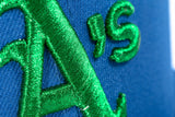 NEW ERA "EASTBAY FUNK" OAKLAND A'S FITTED HAT (LIGHT ROYAL)