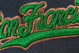 NEW ERA "ORGANIC PRINT” SAN FRANCISCO GIANTS  FITTED HAT (DARK GRAPHITE/BLACK/RUST ORANGE)
