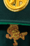 NEW ERA "U OF OAKLAND" OAKLAND OAKS FITTED HAT (DARK GREEN/YELLOW)