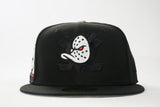 NEW ERA "PHANTOM" ANAHEIM DUCKS (BLACK/CHROME)