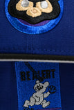 NEW ERA "ULTRA” CHICAGO CUBS FITTED HAT (DARK ROYAL/BLACK)
