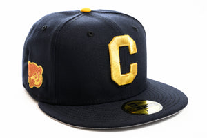 NEW ERA "CALIFORNIA" CHICAGO CUBS FITTED HAT (NAVY/A GOLD)