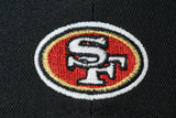 NEW ERA "RIVALRIES” SAN FRANCISCO 49ERS FITTED HAT (BLACK/RED)