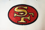 NEW ERA "RICE & RONNIE ” SAN FRANCISCO 49ERS FITTED HAT (CHROME WHITE/SCARLET)