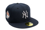 NEW ERA "MORE FAMOUS” NEW YORK YANKEE  FITTED HAT (NAVY/DARK GRAPHITE)