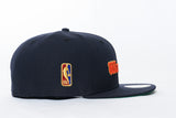 NEW ERA "OLD MONEY" GOLDEN STATE WARRIORS FITTED HAT (NAVY/ORANGE)