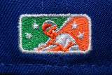 NEW ERA “GATOR" SF SEALS FITTED HAT (DARK ROYAL/ORANGE/DARK GREEN)