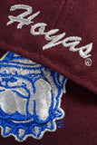 NEW ERA "BUGALOO" GEORGETOWN HOYAS  FITTED HAT (BURGUNDY/NAVY)