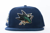 NEW ERA "FRESH WATER" SAN JOSE SHARKS FITTED HAT (OCEANSIDE/LIGHT BLUE)