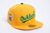 NEW ERA "POMELO" OAKLAND A'S FITTED HAT (A GOLD/BLACK/PINK)