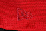 NEW ERA "XIX MVP” SAN FRANCISCO GIANTS  FITTED HAT (SCARLET/BLACK/CHROME)