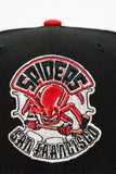 NEW ERA "SPIDERS" SAN FRANCISCO SPIDERS SNAPBACK (BLACK/RED)