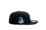 NEW ERA "G BOYZ" GEORGETOWN HOYAS FITTED HAT (BLACK/NAVY/GREY)