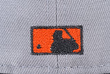 NEW ERA "PACIFIC SOCK EXCHANGE" SAN FRANCISCO GIANTS FITTED HAT (GREY/BURNT WOOD)