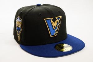 NEW ERA "BAROQUE" ARIZONA DIAMONDBACKS FITTED HAT (BLACK/DARK ROYAL)