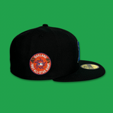 NEW ERA “5 TEAMS - 1 HAT" OAKLAND A'S FITTED HAT (BLACK)