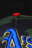 NEW ERA "A-TEAM" OAKLAND A'S FITTED HAT (WOODLAND CAMO)