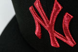 NEW ERA "NEW JACK” NEW YORK YANKEES FITTED HAT (BLACK/FADED BLUE)