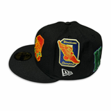 COOKIES X NEW ERA "PASADENA" FITTED CAP (BLACK/MULTI)