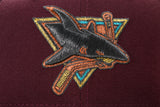NEW ERA "INSTANT VINTAGE 2.0” SAN JOSE SHARKS FITTED HAT (MAROON/BLACK/TEAL)
