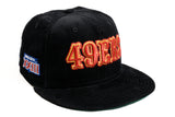 NEW ERA "LOLO 2.0" SAN FRANCISCO 49ERS FITTED HAT (BLACK CORDUROY)