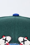 NEW ERA "CHILL FAM" CHICAGO BLACKHAWKS FITTED HAT (DARK GREEN/BLACK)