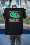 SFC "TRAP" GARMENT DYED HEAVYWEIGHT TEE (BLACK)