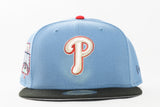 NEW ERA "OPT" PHILADELPHIA PHILLIES  FITTED HAT (FADED BLUE/BLACK)