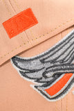 NEW ERA "VIRGIL AF1'S” ANAHIEM ANGELS FITTED HAT (TOASTED PECAN/ORANGE)