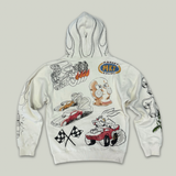 MARKET  "HORSEPOWER" HOODY (ECRU)