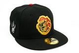 NEW ERA "JURASSIC” TORONTO RAPTORS FITTED HAT (BLACK/RED)