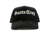 SFC X NEW ERA "OLD E" 9FORTY A-FRAME SNAPBACK (BLACK/WHITE)