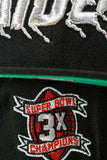 NEW ERA “DEEP EAST” LAS VEGAS RAIDERS FITTED HAT (BLACK/SILVER)