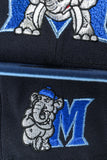 NEW ERA "WALK 2” MODESTO ATHLETICS FITTED HAT (NAVY/OCEANSIDE BLUE/SKY BLUE)