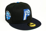 NEW ERA "PAY” INDIANA PACERS FITTED HAT (BLACK/NAVY)