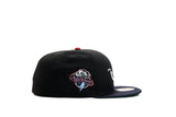 NEW ERA "NO FEAR" ELSINORE STORM FITTED HAT (BLACK/NAVY/RED)