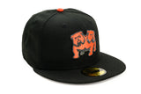 SFC "PAST & PRESENT" NEW ERA FITTED HAT (BLACK/ORANGE)