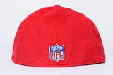 NEW ERA  "LOLO" SAN FRANCISCO 49ERS FITTED HAT (RED CORDUROY)